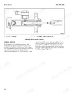 hyster-f1-8ut-variants-forklift-truck-service-manual-4322476-procedures-36.webp Hyster F1.8UT, F2.5UT, F3.5UT, F4.0UT, F50UT, F70UT, F80UT brake master cylinder diagram and wheel brake system description.