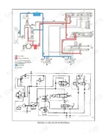 hyster-h2-00xl-variants-lift-truck-service-manual-1300-srm-256-hydraulic-174.webp Hyster H2.00XL, H2.50XL, H3.00XL, H40XL, H50XL, H60XL hydraulic diagram showing oil flow in neutral for transmission system.