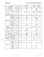 Hyster J1.5UT, J2.0UT, J2.5UT, J3.0UT, J3.5UT technical specification table for forklift dimensions, capacity, and speed.