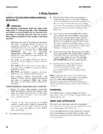 hyster-j1-6utt-j1-8utt-j2-0utt-3-wheel-battery-forklift-truck-service-manual-8000-srm-2354-procedures-56.webp Hyster J1.6UTT–J2.0UTT lifting system safety procedures for mast inspection and repair manual page.