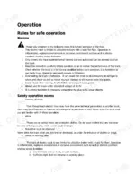 hyster-p1-5ut-electric-pallet-truck-operator-manual-4280001-operations-14.webp Hyster P1.5UT (A3D1) operator manual page 14 detailing rules for safe operation and safety operation norms.