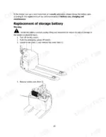 hyster-p1-5ut-electric-pallet-truck-operator-manual-4280001-procedures-20.webp Hyster P1.5UT (A3D1) storage battery replacement procedure with diagrams showing cover and wire removal steps.
