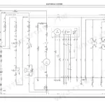 Hyster P2.0SE electrical system wiring diagram showing battery, motor, contactors, and sensor connections.