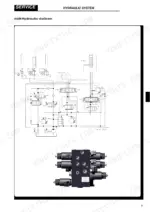 hyster-r1-4-variants-retractable-truck-service-manual-2324864-hydraulic-334.webp Hyster R1.4, R1.6, R1.6n, R2.0, R2.5, R1.6HD, R2.0HD main hydraulic system diagram and valve block component illustration.