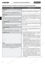 hyster-r1-4-variants-retractable-truck-service-manual-4065749-troubleshooting-66.webp Hyster R1.4, R1.6N, R1.6, R1.6HD, R2.0, R2.0HD, R2.5 pump and traction ACE2 module alarm analysis and troubleshooting table.