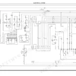 Hyster R1.4, R1.6N, R1.6, R1.6HD, R2.0, R2.0HD, R2.5 electrical system wiring diagram showing relays, connectors, and display circuits.