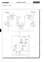 hyster-rs1-6n-forklift-truck-service-manual-4174593-hydraulic-133.webp Hyster RS1.6N hydraulic system diagram for two-stage FFL mast showing mainlift and freelift cylinders and HPU components.