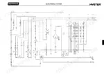 Hyster S1.0E, S1.2E, S2.4HBE electrical system wiring diagram showing battery, traction motor, and controller connections.