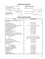hyster-s40xl-s50xl-s60xl-lift-truck-service-manual-910461-torque-43.webp Hyster S40XL, S50XL, S60XL, S2.00XL, S2.50XL, S3.00XL engine and lubrication system specifications and torque settings table.