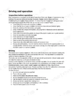 hyster-t3-0ut-sit-drive-electric-tow-tractor-operator-manual-4279903-operations-14.webp Hyster T3.0UT operator manual page 14 covering pre-operation inspection procedures and driving instructions for the tractor truck.