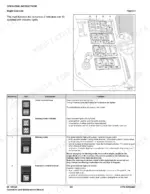 ingersoll-rand-vr518-telescopic-handler-operator-manual-22806467-controls-34.webp Ingersoll-Rand VR518 right console controls diagram and table detailing steering mode and hydraulic lockout switches.