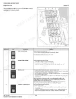 ingersoll-rand-vr723-vr530c-telescopic-handler-operator-manual-22806475-controls-36.webp Ingersoll-Rand VR723, VR530C right console diagram and table defining steering mode and hydraulic control switches.