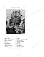 International Harvester B-275 operator manual page showing a labeled diagram and list of tractor instruments and controls.
