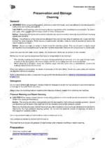jcb-526-56-variants-loadall-rough-terrain-variable-reach-truck-operator-manual-9821-9050-page-269.webp JCB 526-56 to 560-80 manual page covering preservation, storage, and machine cleaning procedures, detergents, and pressure washing safety.