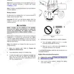 JCB JS200W Tier III maintenance manual page for battery isolator operation and disconnection procedures.