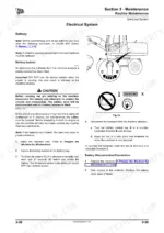 jcb-js200w-wheeled-excavator-service-manual-9803-9540-6-wiring-108.webp JCB JS200W Tier III maintenance manual page for battery isolator operation and disconnection procedures.