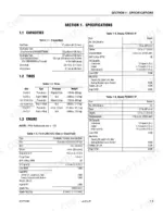 JLG 450A, 450AJ specifications page showing fluid capacities, tire pressure, and engine data for Ford, Deutz F3M1011F, and F3M2011F.