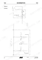 JLG Toucan Junior 8 hydraulic schematic showing power unit, lift cylinder, and pressure settings for lift up functions.