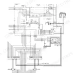 JLG Toucan Junior 6, 8 wiring diagram for lower control box, showing relays, controllers, and motor connections.