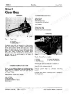 john-deere-1320-impeller-mower-conditioner-technical-manual-tm3224-troubleshooting-10.webp John Deere 1320 Impeller Mower-Conditioner gear box troubleshooting, removal procedures, and power train component diagrams.