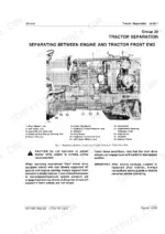 john-deere-2750-tractor-technical-manual-tm4405-procedures-61.webp John Deere 2750 tractor separation procedure diagram showing engine and front end components with numbered parts list.
