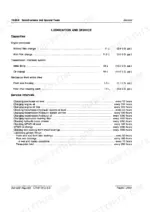 john-deere-2940-tractor-technical-manual-tm-1220-maintenance-12.webp John Deere 2940 lubrication and service table showing fluid capacities and maintenance service intervals.