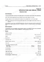 john-deere-2940-tractor-technical-manual-tm-1220-specs-7.webp John Deere 2940 technical manual page showing engine specifications, serial number locations, and engine performance data.