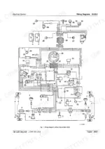 john-deere-2940-tractor-technical-manual-tm-1220-wiring-265.webp John Deere 2940 electrical system wiring diagram for tractor models without Sound-Gard body, showing components and connections.