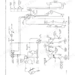 John Deere 4430 electrical system wiring diagram showing battery, starter, alternator, lighting, and gauge circuits.