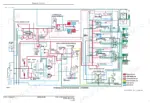 john-deere-444h-544h-tc44h-tc54h-loader-and-tool-carrier-technical-manual-tm1604-hydraulic-689.webp John Deere 444H, 544H, TC44H, TC54H hydraulic system schematic showing steering, loader control valve, and pump circuits.