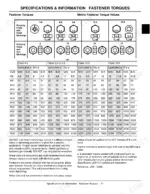 john-deere-7g18-commercial-walk-behind-mower-technical-manual-tm2220-torque-15.webp John Deere 7G18 metric fastener torque specifications table showing bolt and nut property classes and torque values in Nm and lb-ft.