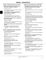 john-deere-7g18-commercial-walk-behind-mower-technical-manual-tm2220-troubleshooting-34.webp John Deere 7G18 engine diagnostics troubleshooting chart for low and high RPM malfunctions, including carburetor and valve checks.