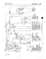 john-deere-jd555-crawler-loader-technical-manual-tm-1111-wiring-572.webp John Deere JD555 crawler loader electrical system schematic diagram with component index and wiring color codes.