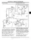 John Deere X110, X120, X140 electrical schematic showing key switch, relays, fuses, ignition coils, and starting motor wiring.
