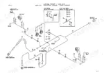 kawasaki-70ziv-wheel-loader-parts-catalog-aaap17311-0-wiring-53.webp Kawasaki 70ZIV electrical wiring parts figure for front chassis, showing head lamps, horns, bucket positioner, and sensor components.