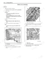 kawasaki-95z7-115z7-isuzu-6wg1-engine-shop-manual-cooling-823.webp Kawasaki 95Z7, 115Z7 Isuzu 6WG1 wheel loader water pump assembly removal steps, cooling system