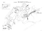 kawasaki-95ziii-wheel-loader-parts-catalog-aaap09720-0-chassis-parts-4.webp Kawasaki 95ZIII exploded view of front chassis and lift arm hydraulic piping, including swivel joint and mounting hardware.