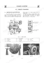 kawasaki-kss70-kss80z-super-shovel-shop-manual-s0701-5-exploded-view-64.webp Kawasaki KSS70, KSS80Z torque converter construction, operation, exploded view diagram, and component identification table.