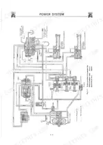 kawasaki-kss70-kss80z-super-shovel-shop-manual-s0701-5-hydraulic-62.webp Kawasaki KSS70, KSS80Z power system hydraulic diagram showing transmission, torque converter, pump, and control valve circuits.