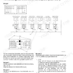 Kawasaki 115ZV-2 electrical wiring diagram showing relay terminal addressing, connector pinouts, and German language instructions.