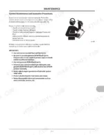 Kawasaki 30ZV-2, 40ZV-2A, 42ZV-2 maintenance manual page showing daily inspection procedures and important service guidelines.