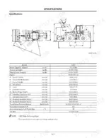 kcm-60z7-wheel-loader-operator-manual-93106-00170-specs-340.webp Kawasaki 60Z7 wheel loader specifications table with dimensional diagram showing bucket, wheelbase, and clearance measurements.
