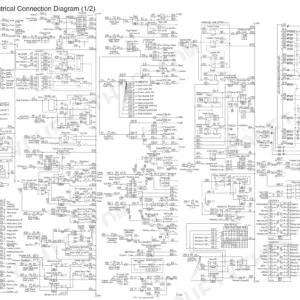 Kawasaki 62Z7, 67Z7, 67TM7 electrical connection diagram showing fuses, relays, switches, and air conditioner controller unit wiring.