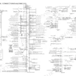 Kawasaki 90Z7, 92Z7 electrical connection diagram showing ECM, monitor controller, sensors, relays, and solenoid valve wiring.