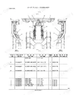 kobelco-ed150-hydraulic-excavator-parts-catalog-s2yh03401ze-boom-parts-68.webp Kobelco ED150 Dozer Assy exploded view diagram showing dozer, angle, and tilt cylinder components with parts list table.