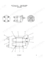 kobelco-ed150-hydraulic-excavator-parts-catalog-s2yh03401ze-engine-parts-91.webp Kobelco ED150 gear pump assembly exploded view for extra and breaker hydraulic system, part number YB10V00003F1.
