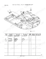 kobelco-ed150-hydraulic-excavator-parts-catalog-s2yh03401ze-parts-list-27.webp Kobelco ED150 exploded view of upper frame assembly with parts list including bushings, setscrew, and cover components.