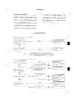 Kobelco K903-II troubleshooting flowcharts for drive system noise and machine operation failure.