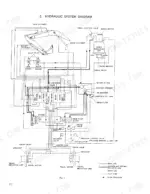 kobelco-k909-ii-k909lc-ii-hydraulic-excavator-shop-manual-s5lq0003e-02-system-diagram-110.webp Kobelco K909-II, K909LC-II hydraulic system diagram showing pump, control valve, cylinders, and travel motor circuits.