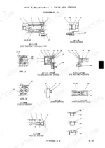 kobelco-sk045-2-hydraulic-excavator-parts-catalog-s4py1008-hydraulic-parts-313.webp Kobelco SK045-2 control valve assembly exploded view showing hydraulic pack, spring return, plunger, and load check sections.